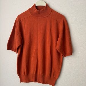 Pappagallo Orange Turtleneck Sweater